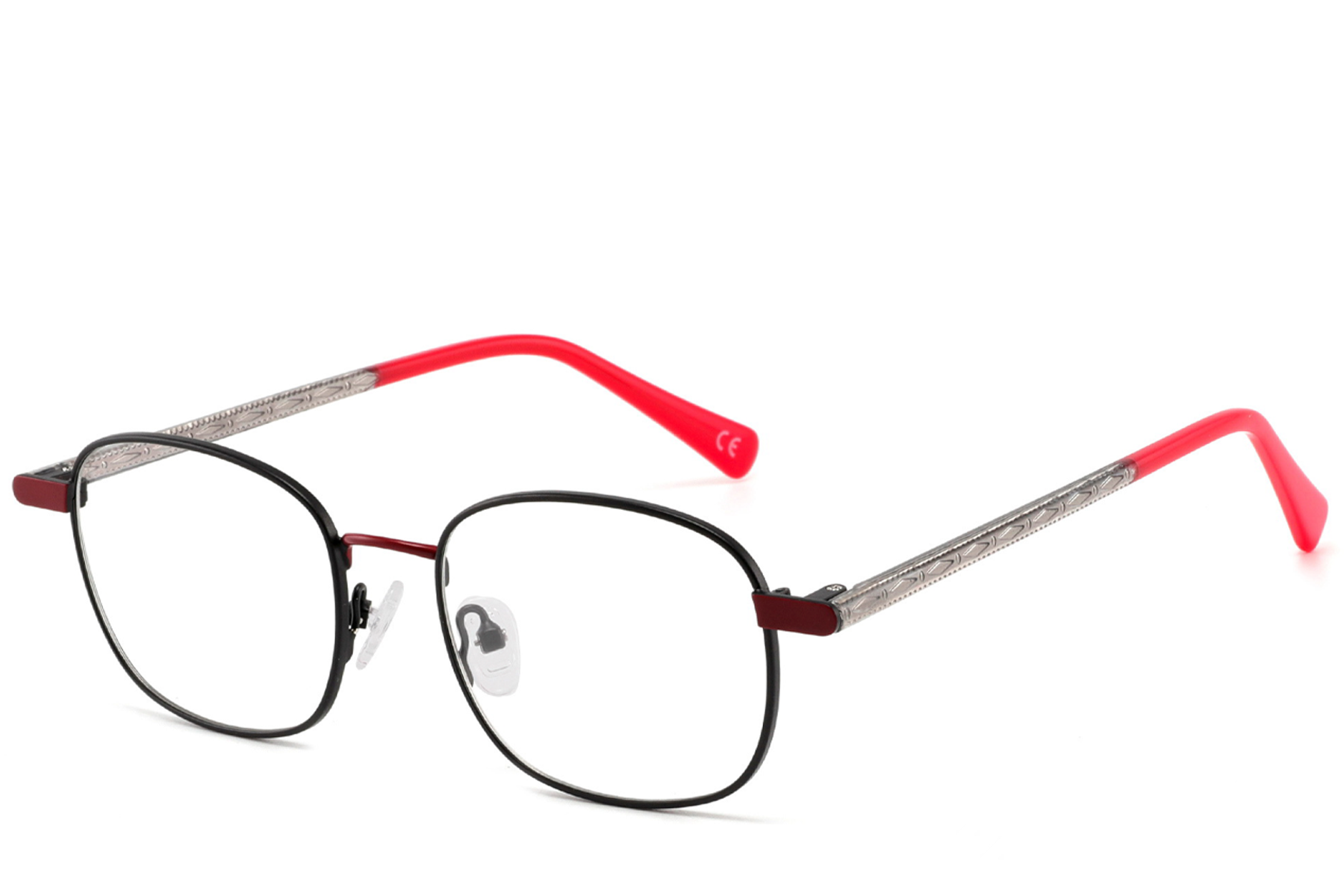 BS2425-1274_Red_Rectangular_Metal_Glasses_corner
