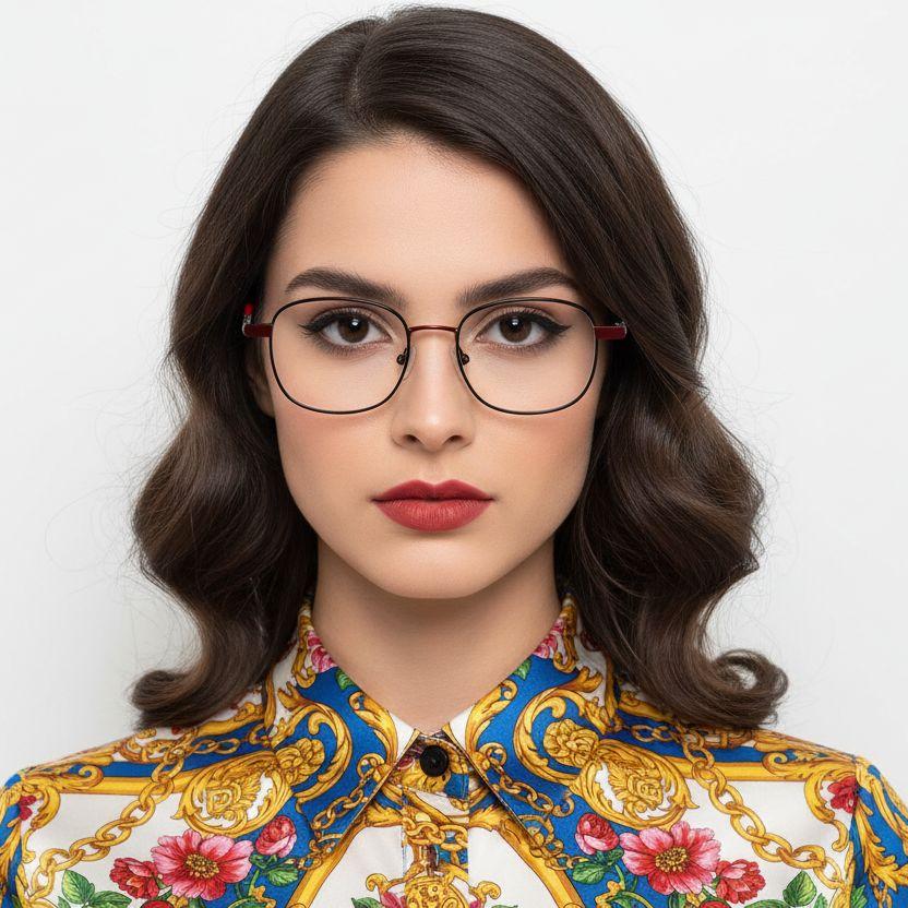 bs2425-1274_red_rectangular_metal_glasses_model