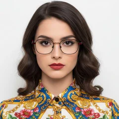 bs2425-1274_red_rectangular_metal_glasses_model