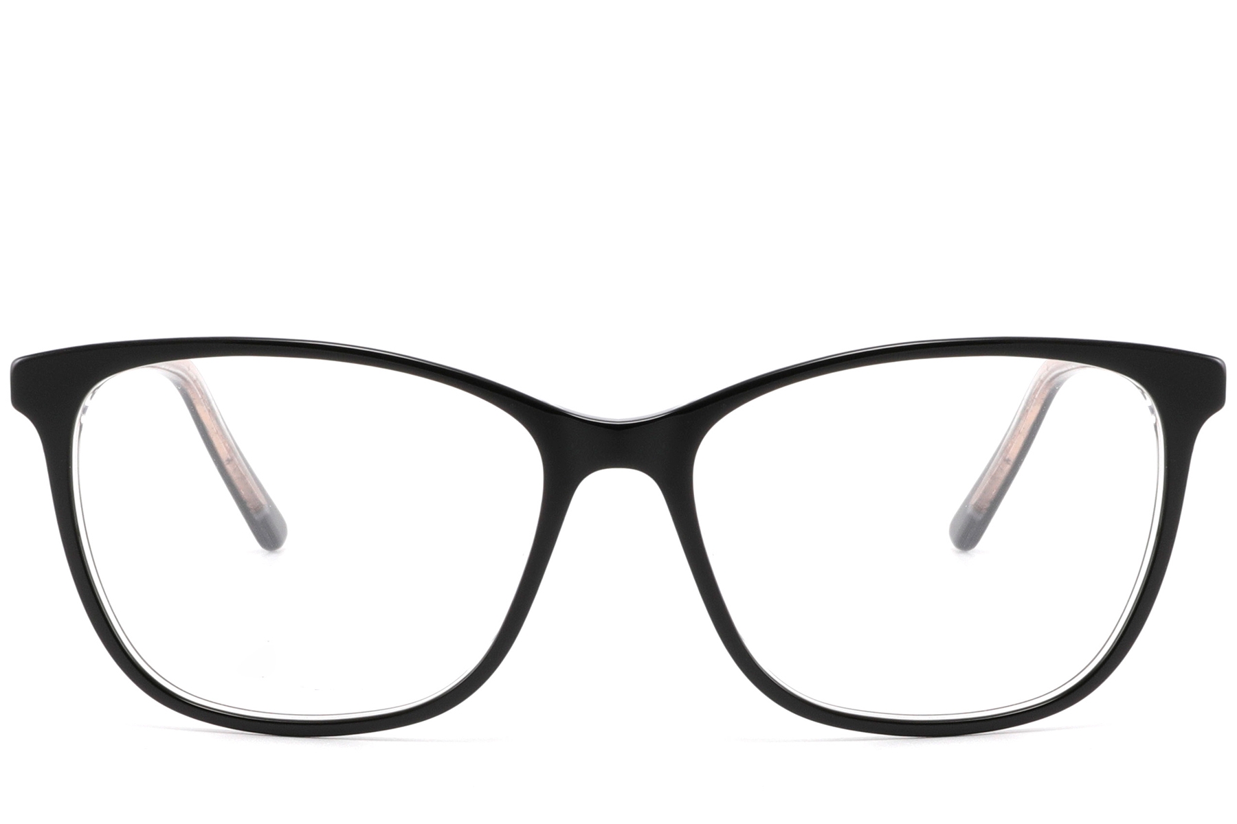 BS2425-1365_Black_Butterfly_Acetate_Glasses_front