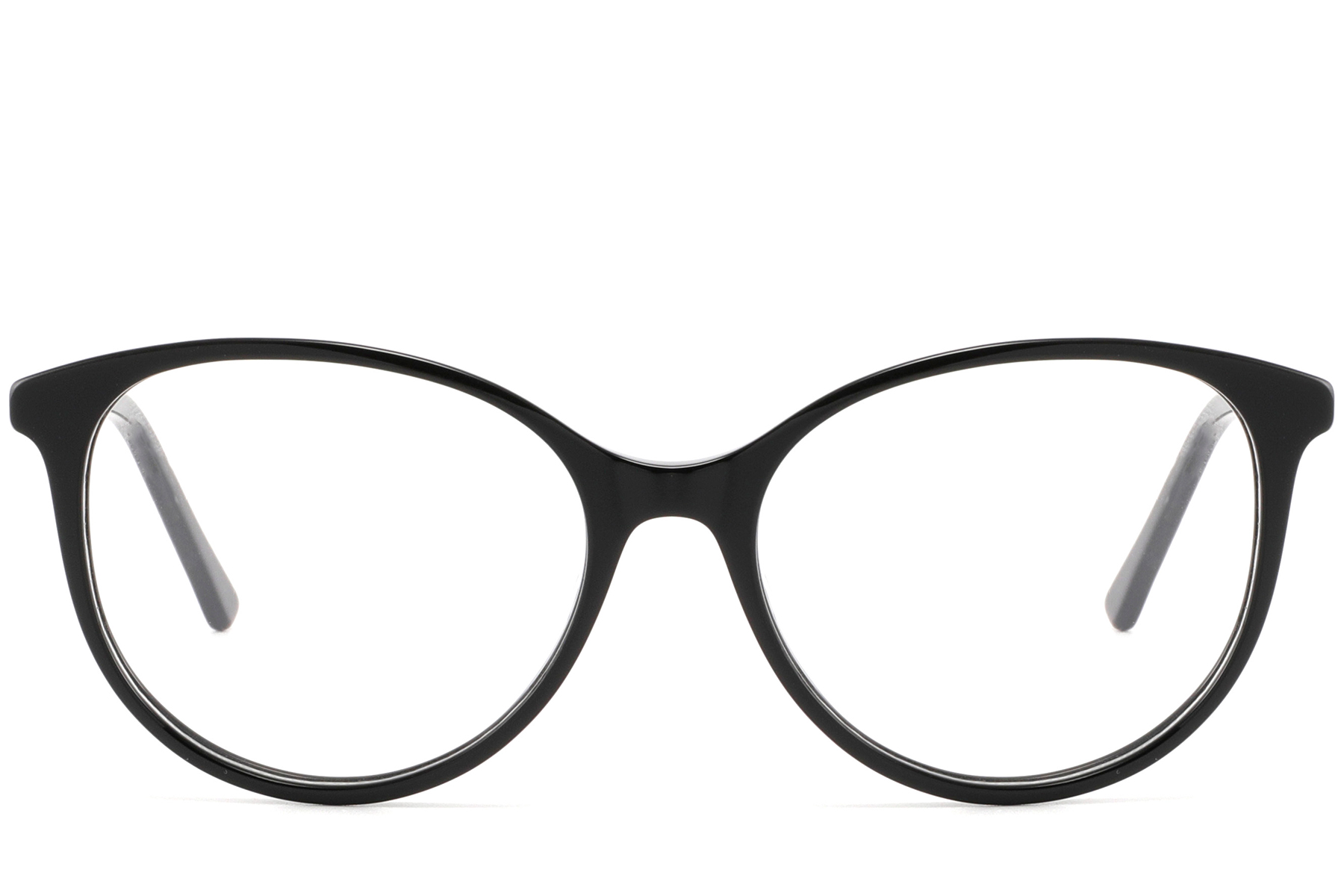 BS2425-1392_Black_Butterfly_Acetate_Glasses_front