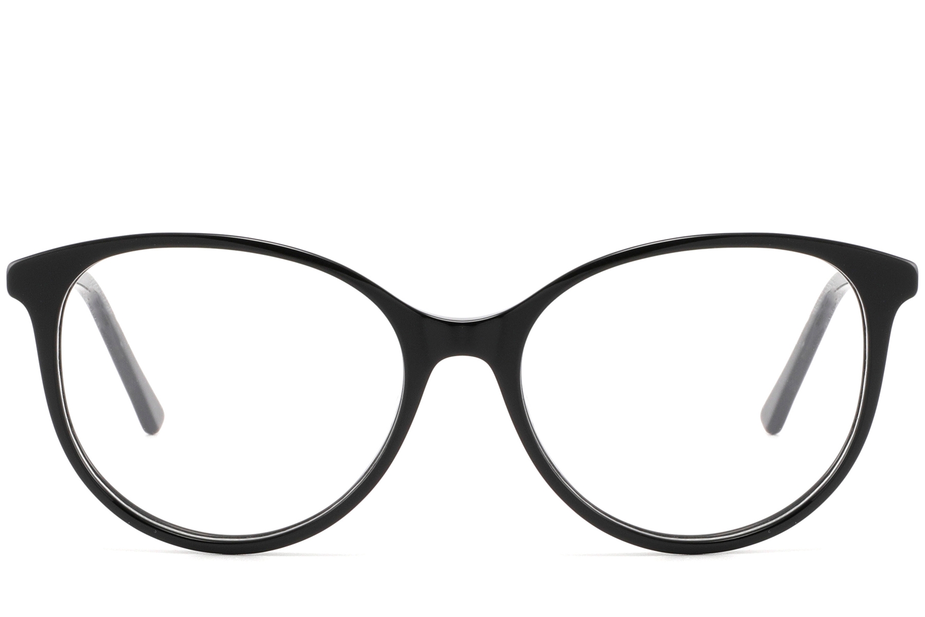 BS2425-1392_Black_Butterfly_Acetate_Glasses_front