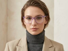 BS2425-1405_Purple_Oval_Acetate_Glasses_corner-tryon_female