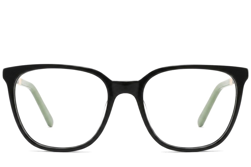 BS2425-1407_Black_Oval_Acetate_Glasses_corner-front