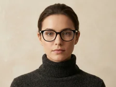 BS2425-1407_Black_Oval_Acetate_Glasses_corner-tryon_female
