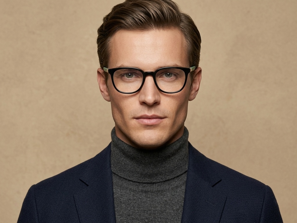 BS2425-1407_Black_Oval_Acetate_Glasses_corner-tryon_male
