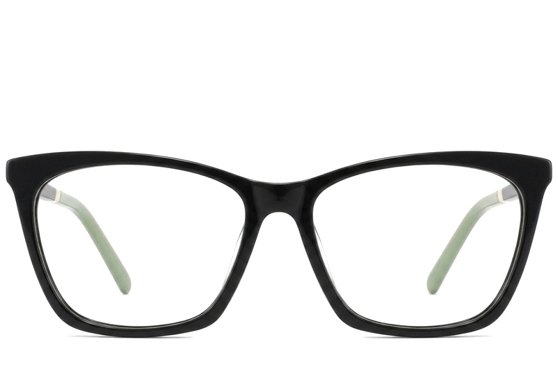BS2425-1414_Black_Butterfly_Acetate_Glasses_corner-front