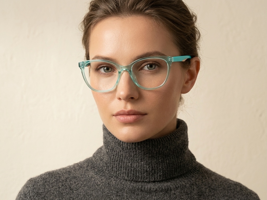 BS2425-1420_Green_Butterfly_Acetate_Glasses_corner-tryon_female