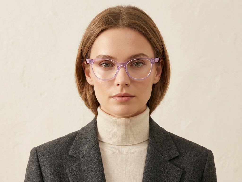BS2425-1422_Purple_Butterfly_Acetate_Glasses_corner-tryon_female