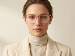 BS2425-1431_Red_Rectangular_Acetate_Glasses_corner-tryon_female