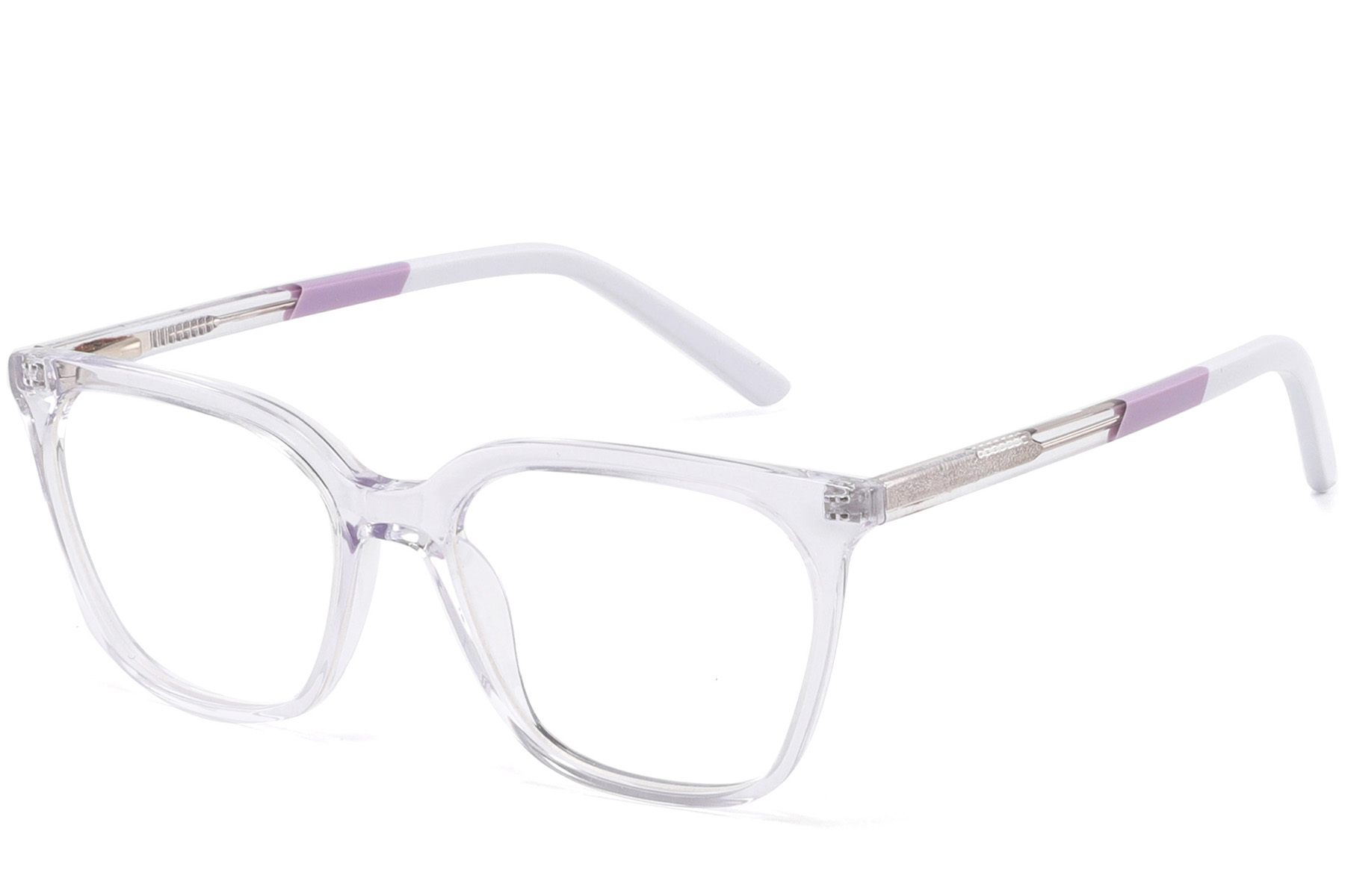 BS2425-1432_Transparent_Rectangular_Acetate_Glasses_corner