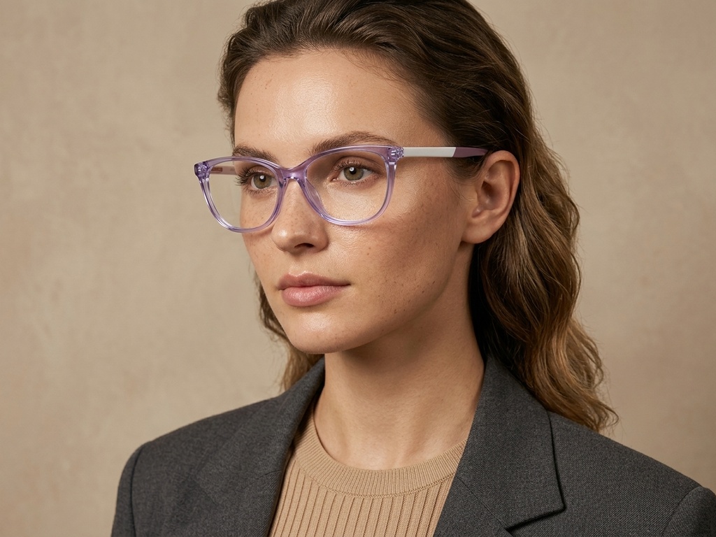 BS2425-1436_Purple_Butterfly_Acetate_Glasses_corner-tryon_female