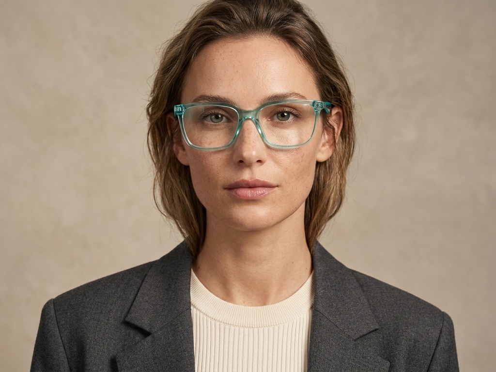 BS2425-1450_Green_Rectangular_Acetate_Glasses-tryon_female