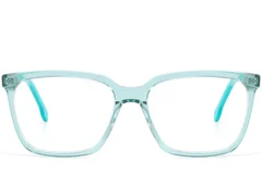 BS2425-1450_Green_Rectangular_Acetate_Glasses_front