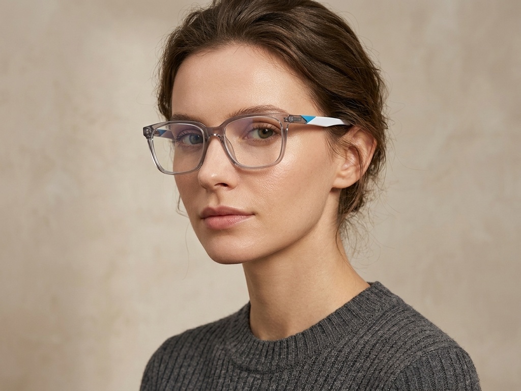 BS2425-1451_Grey_Rectangular_Acetate_Glasses_corner-tryon_female