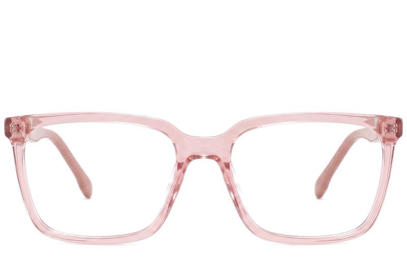 BS2425-1452_Pink_Rectangular_Acetate_Glasses_corner-front