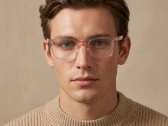 BS2425-1453_Pink_Rectangular_Acetate_Glasses_corner-tryon_male