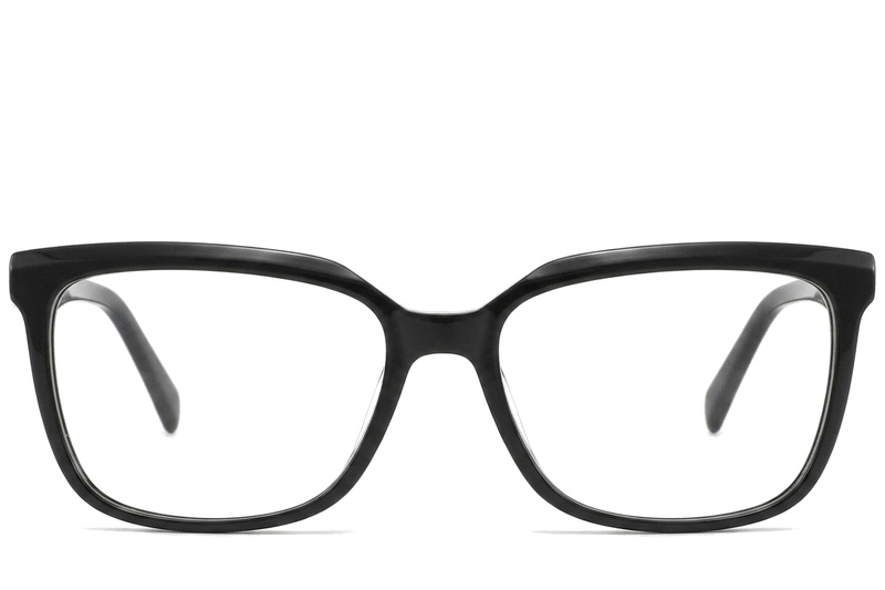 BS2425-1462_Black_Rectangular_Acetate_Glasses_corner-front