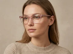 BS2425-1466_Pink_Rectangular_Acetate_Glasses_corner-tryon_female
