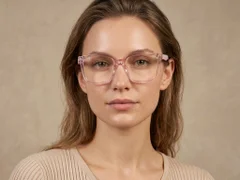 BS2425-1483_Pink_Rectangular_Acetate_Glasses_corner-tryon_female