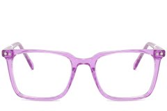BS2425-1500_Purple_Rectangular_Acetate_Glasses_corner-front