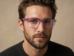 BS2425-1500_Purple_Rectangular_Acetate_Glasses_corner-tryon_male