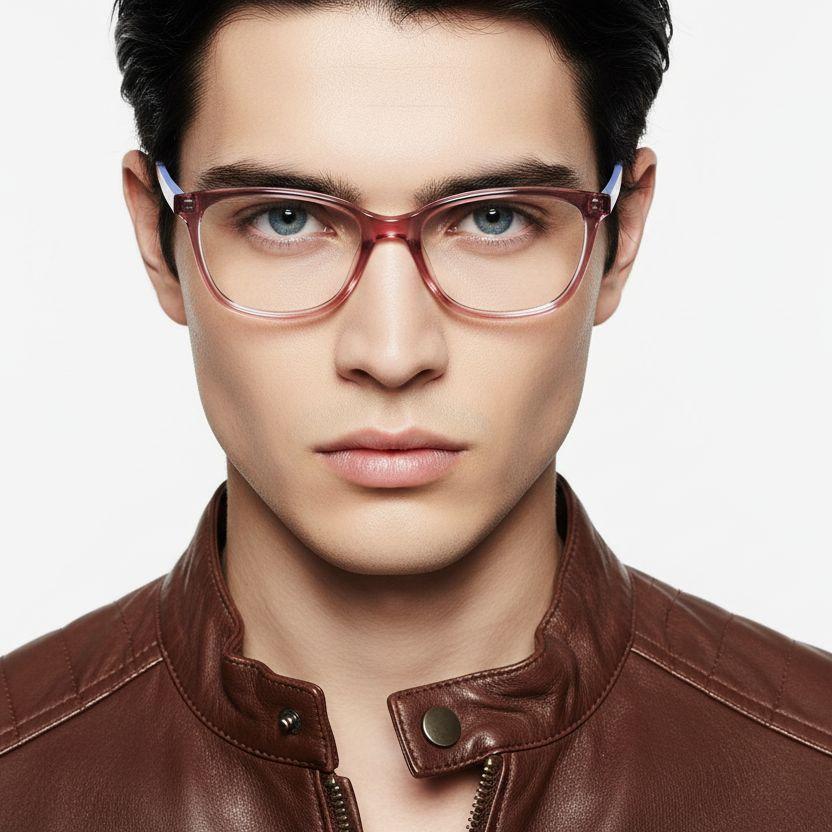 bs2425-1508_red_rectangular_acetate_glasses_model