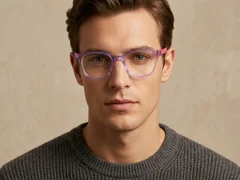 BS2425-1509_Purple_Rectangular_Acetate_Glasses_corner-tryon_male