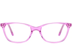 BS2425-1510_Purple_Rectangular_Acetate_Glasses_front