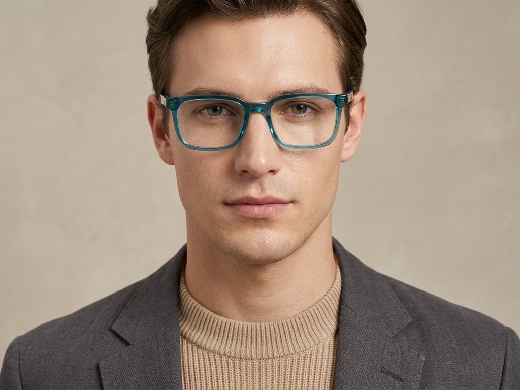BS2425-1517_Blue_Rectangular_Acetate_Glasses_corner-tryon_male
