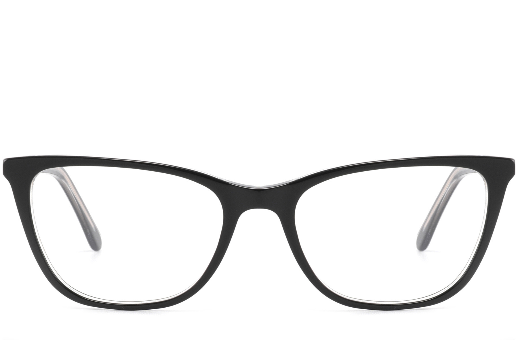 BS2425-1533_Black_Butterfly_Acetate_Glasses_front