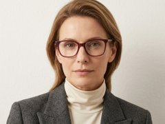 BS2425-1537_Brown_Rectangular_Acetate_Glasses_corner-tryon_female