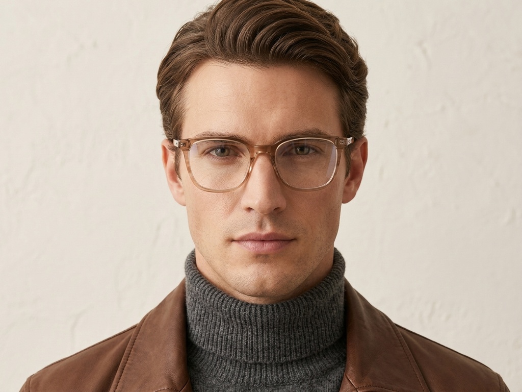BS2425-1542_Yellow_Rectangular_Acetate_Glasses_corner-tryon_male