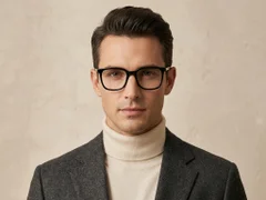 BS2425-1545_Black_Rectangular_Acetate_Glasses_corner-tryon_male