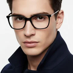 bs2425-1545_black_rectangular_acetate_glasses_model