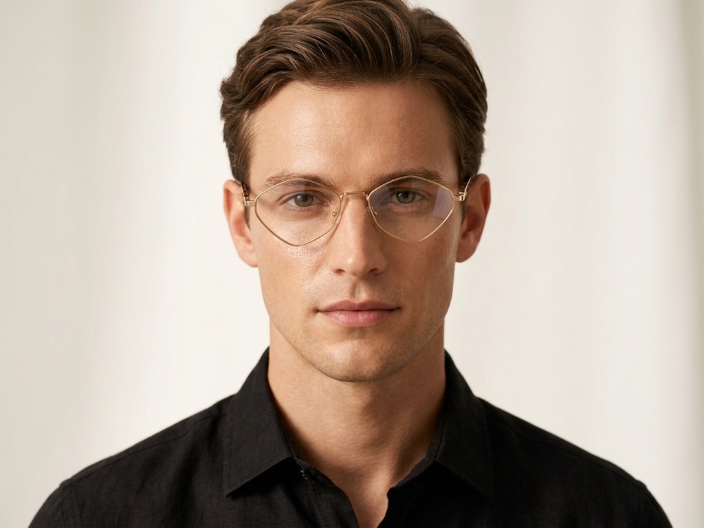 BS2425-1554_Golden_Geometric_Metal_glasses-tryon_male