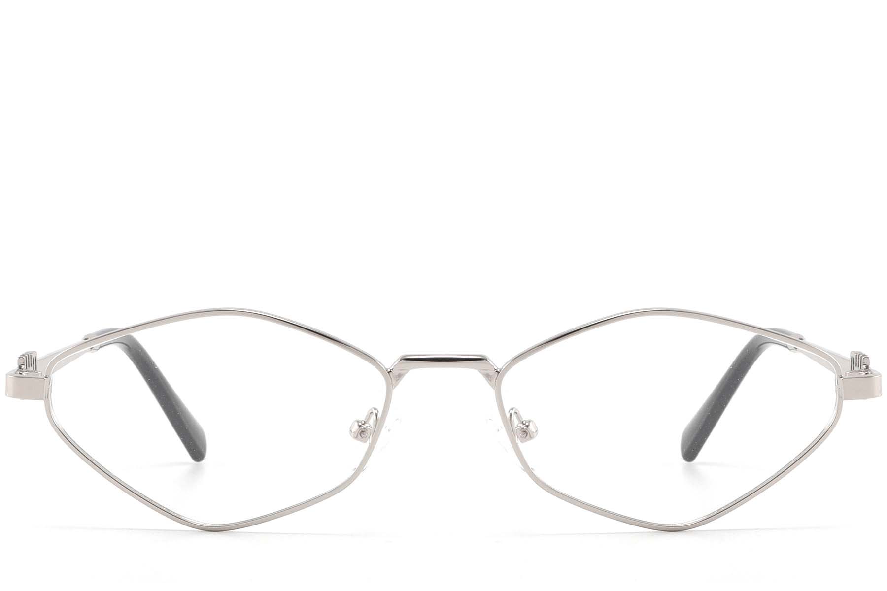 BS2425-1556_Silver_Geometric_Metal_glasses_front