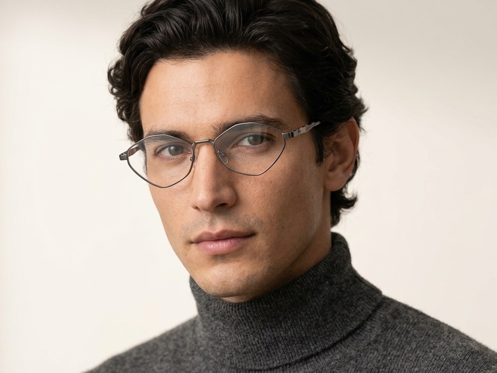BS2425-1557_Black_Geometric_Metal_glasses-tryon_male