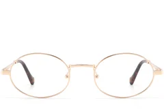 BS2425-1558_Golden_Oval_Metal_glasses_front