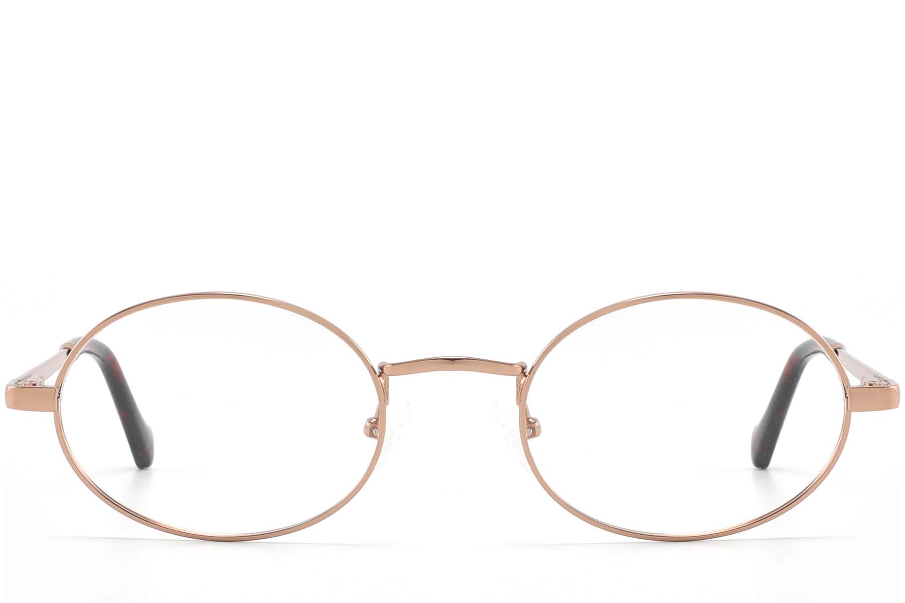 BS2425-1561_Golden_Oval_Metal_glasses_front