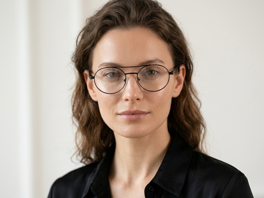 BS2425-1563_Black_Aviator_Metal_glasses-tryon_female