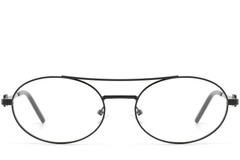 BS2425-1563_Black_Aviator_Metal_glasses_front