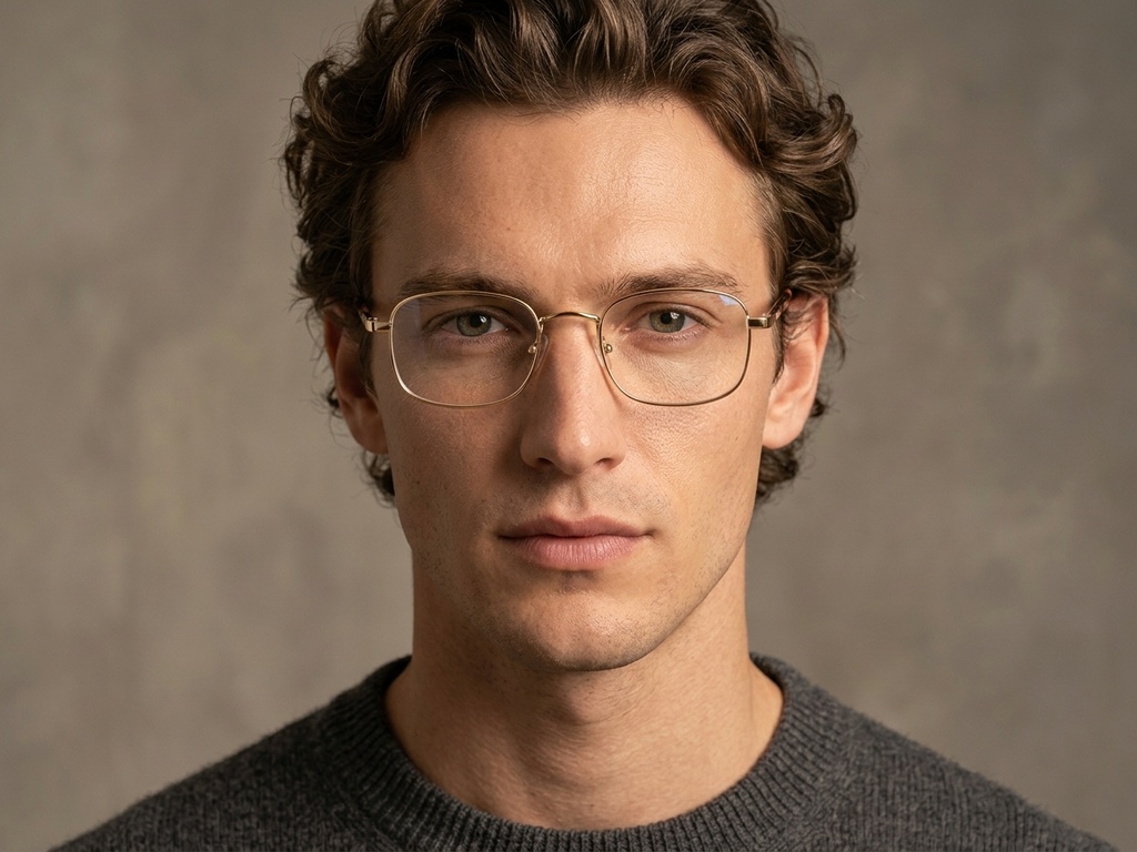BS2425-1566_Golden_Rectangular_Metal_glasses-tryon_male