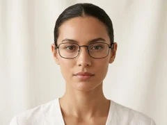 BS2425-1567_Black_Rectangular_Metal_glasses-tryon_female