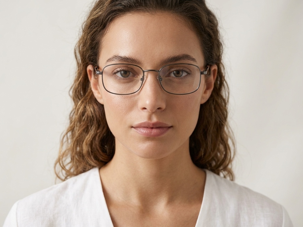 BS2425-1569_Grey_Rectangular_Metal_glasses-tryon_female