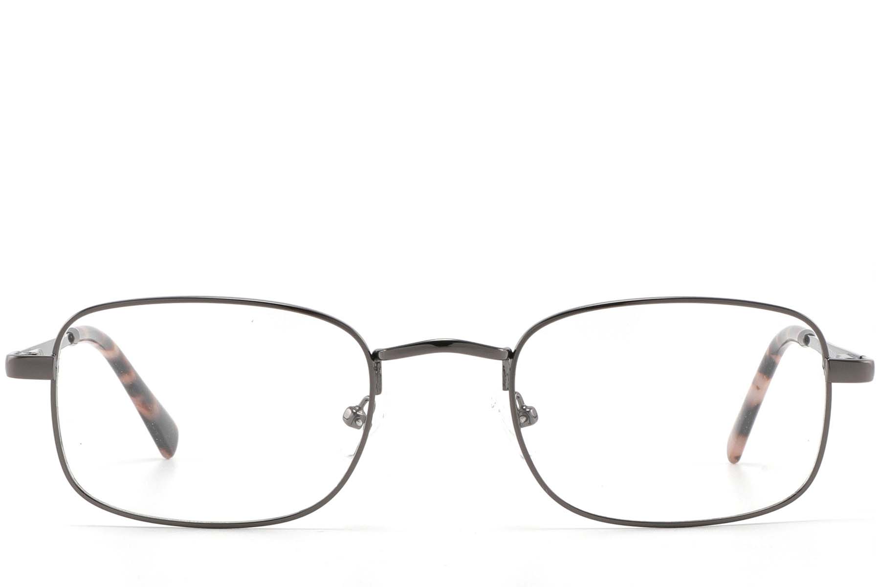 BS2425-1569_Grey_Rectangular_Metal_glasses_front