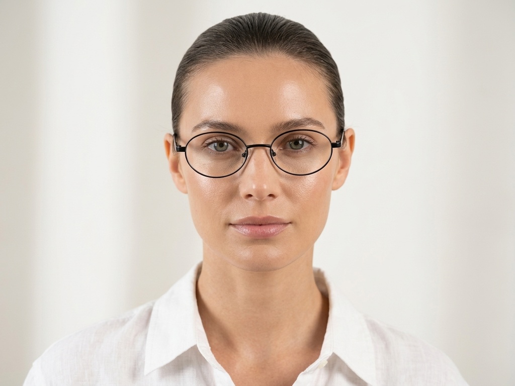 BS2425-1571_Black_Oval_Metal_glasses-tryon_female