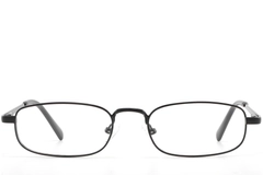 BS2425-1575_Black_Rectangular_Metal_glasses_front