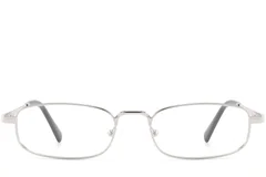 BS2425-1576_Silver_Rectangular_Metal_glasses_front