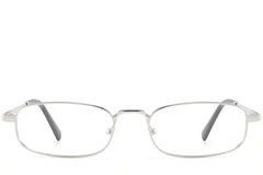 BS2425-1576_Silver_Rectangular_Metal_glasses_front